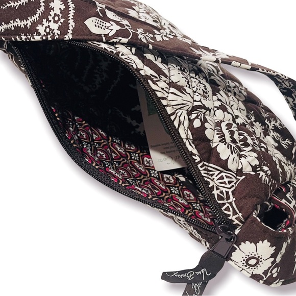 Vera Bradley Reversible Shoulder Bag Quilted Cotton Japanese Print Zip Pockets - Picture 11 of 14